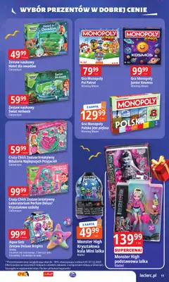 Leclerc - gazetka promocyjna Oferta E.Leclerc I Wybór prezentów w dobrej cenie od wtorku 02.12 do niedzieli 14.12 - strona 11