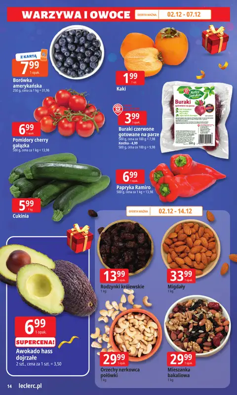 Leclerc - gazetka promocyjna Oferta E.Leclerc I Wybór prezentów w dobrej cenie od wtorku 02.12 do niedzieli 14.12 - strona 14