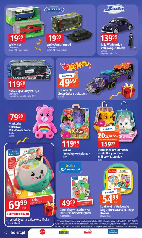 Leclerc - gazetka promocyjna Oferta E.Leclerc I Wybór prezentów w dobrej cenie od wtorku 02.12 do niedzieli 14.12 - strona 10
