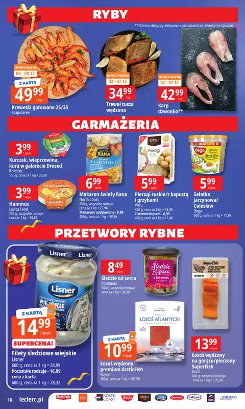 Leclerc - gazetka promocyjna Oferta E.Leclerc I Wybór prezentów w dobrej cenie od wtorku 02.12 do niedzieli 14.12 - strona 16