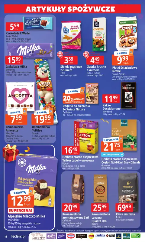Leclerc - gazetka promocyjna Oferta E.Leclerc I Wybór prezentów w dobrej cenie od wtorku 02.12 do niedzieli 14.12 - strona 18