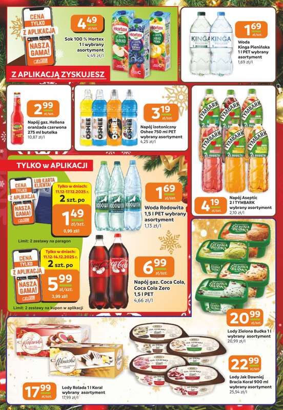 Społem Częstochowa - gazetka promocyjna Gazetka od czwartku 11.12 do wtorku 23.12 - strona 13