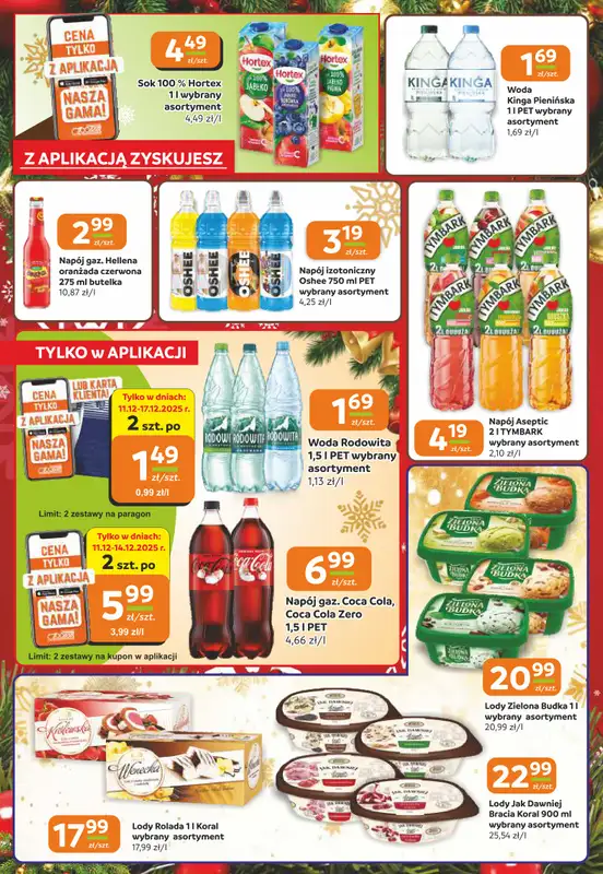 Społem Częstochowa - gazetka promocyjna Gazetka od czwartku 11.12 do wtorku 23.12 - strona 13