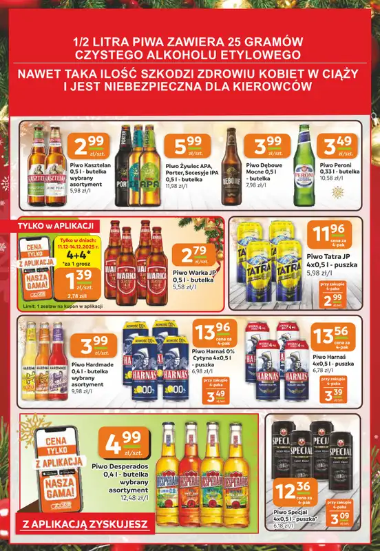 Społem Częstochowa - gazetka promocyjna Gazetka od czwartku 11.12 do wtorku 23.12 - strona 15