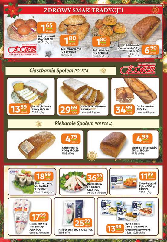 Społem Częstochowa - gazetka promocyjna Gazetka od czwartku 11.12 do wtorku 23.12 - strona 2