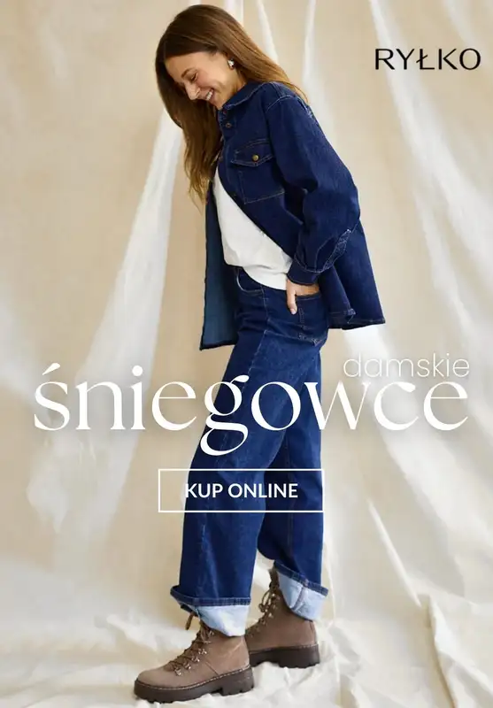 Ryłko - gazetka promocyjna Śniegowce damskie od czwartku 04.12 