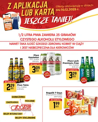 Społem Częstochowa - gazetka promocyjna Plakaty promocyjne od czwartku 04.12 do środy 10.12