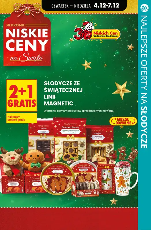 BEST SALE - gazetka promocyjna SUPER oferty na świąteczne słodycze! od czwartku 04.12 do niedzieli 07.12 - strona 13