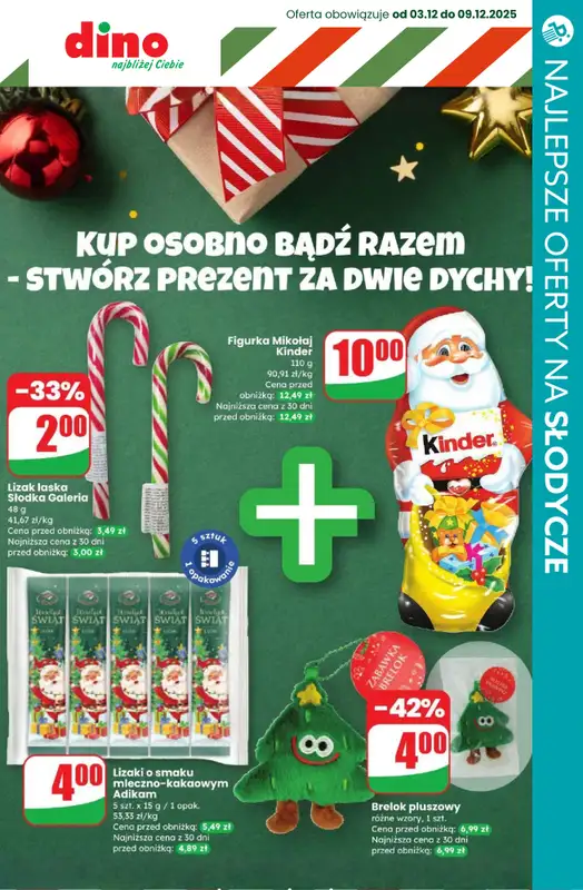 BEST SALE - gazetka promocyjna SUPER oferty na świąteczne słodycze! od czwartku 04.12 do niedzieli 07.12 - strona 19