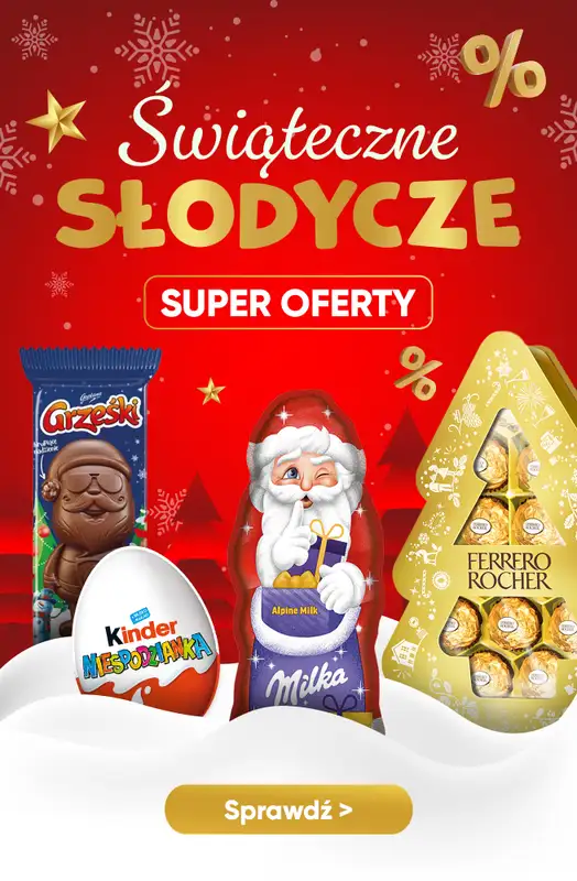 BEST SALE - gazetka promocyjna SUPER oferty na świąteczne słodycze! od czwartku 04.12 do niedzieli 07.12