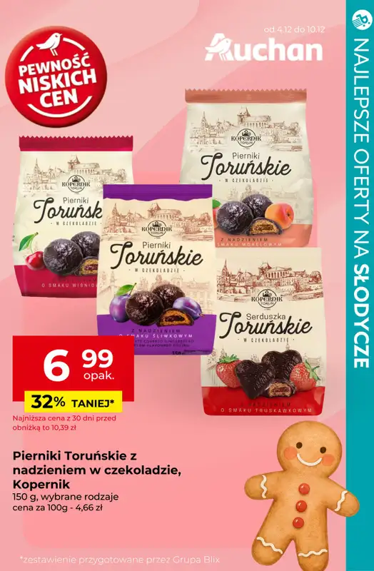 BEST SALE - gazetka promocyjna SUPER oferty na świąteczne słodycze! od czwartku 04.12 do niedzieli 07.12 - strona 12