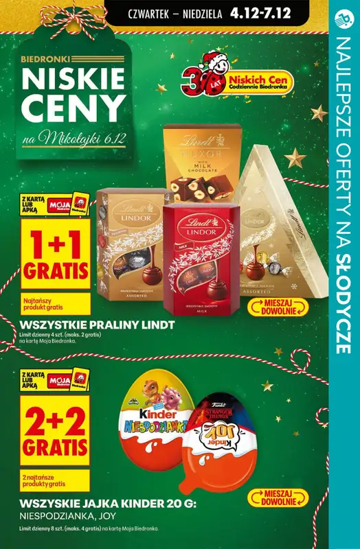 BEST SALE - gazetka promocyjna SUPER oferty na świąteczne słodycze! od czwartku 04.12 do niedzieli 07.12 - strona 5