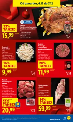 Lidl - gazetka promocyjna Oferta od czwartku od czwartku 04.12 do niedzieli 07.12 - strona 45