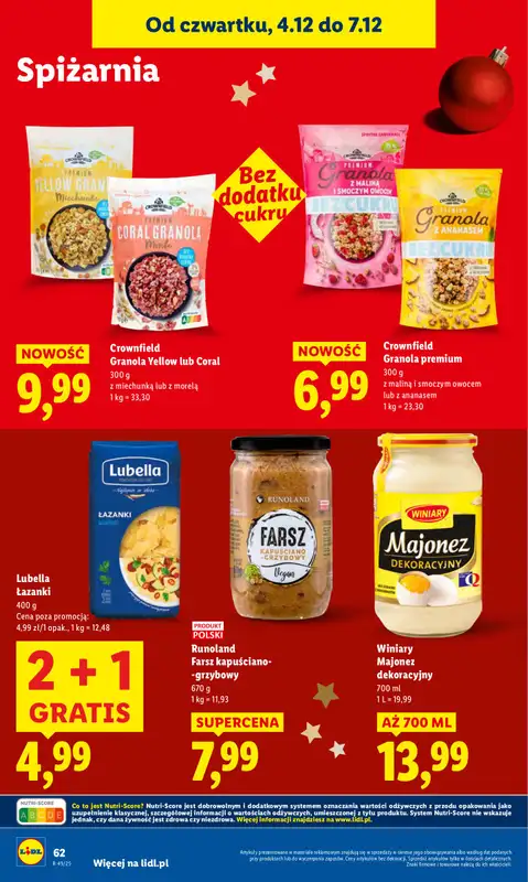 Lidl - gazetka promocyjna Oferta od czwartku od czwartku 04.12 do niedzieli 07.12 - strona 64