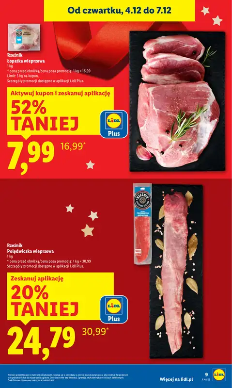 Lidl - gazetka promocyjna Oferta od czwartku od czwartku 04.12 do niedzieli 07.12 - strona 9