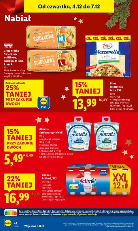 Lidl - gazetka promocyjna Oferta od czwartku od czwartku 04.12 do niedzieli 07.12 - strona 50
