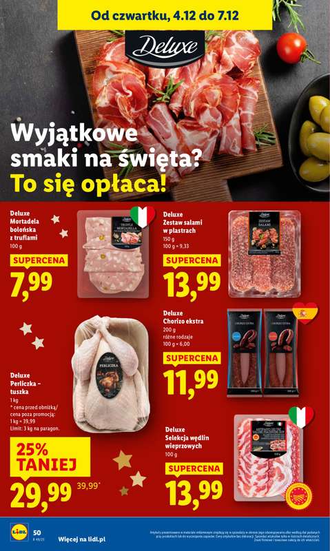 Lidl - gazetka promocyjna Oferta od czwartku od czwartku 04.12 do niedzieli 07.12 - strona 52