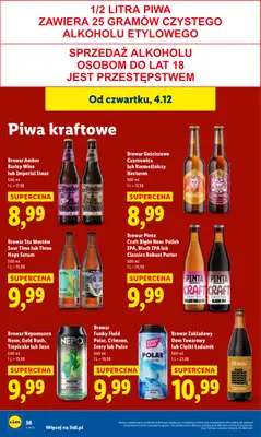 Lidl - gazetka promocyjna Oferta od czwartku od czwartku 04.12 do niedzieli 07.12 - strona 58