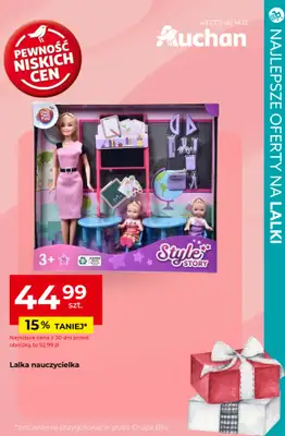 Prezenty - gazetka promocyjna Najlepsze oferty na LALKI! od czwartku 04.12 do niedzieli 07.12 - strona 15