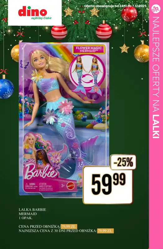 Prezenty - gazetka promocyjna Najlepsze oferty na LALKI! od czwartku 04.12 do niedzieli 07.12 - strona 3