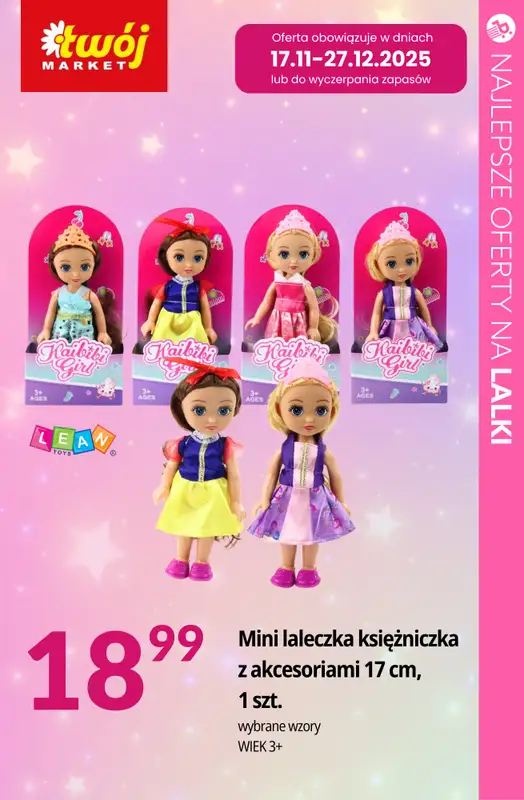 Prezenty - gazetka promocyjna Najlepsze oferty na LALKI! od czwartku 04.12 do niedzieli 07.12 - strona 9