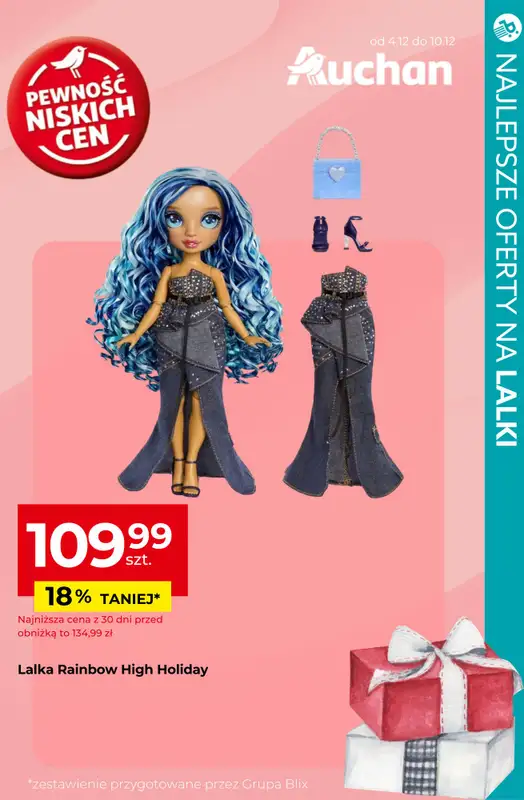 Prezenty - gazetka promocyjna Najlepsze oferty na LALKI! od czwartku 04.12 do niedzieli 07.12 - strona 7