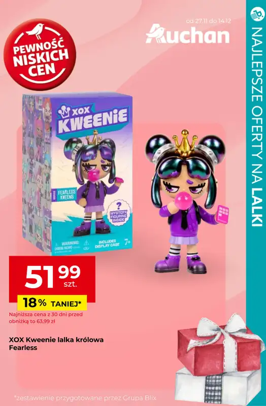 Prezenty - gazetka promocyjna Najlepsze oferty na LALKI! od czwartku 04.12 do niedzieli 07.12 - strona 12