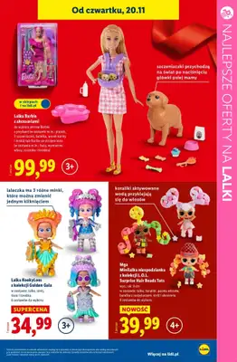Prezenty - gazetka promocyjna Najlepsze oferty na LALKI! od czwartku 04.12 do niedzieli 07.12 - strona 10