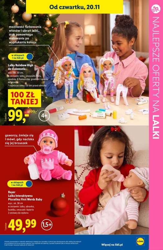 Prezenty - gazetka promocyjna Najlepsze oferty na LALKI! od czwartku 04.12 do niedzieli 07.12 - strona 5