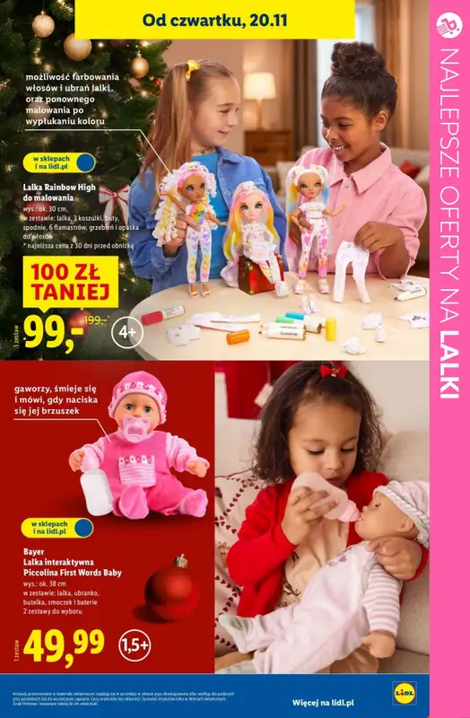 Prezenty - gazetka promocyjna Najlepsze oferty na LALKI! od czwartku 04.12 do niedzieli 07.12 - strona 5