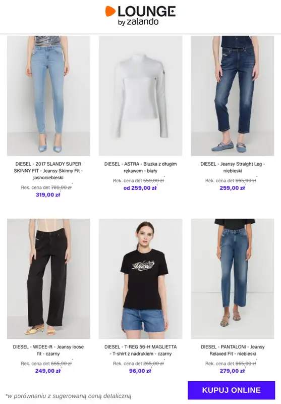 Lounge by Zalando - gazetka promocyjna Do -80% Diesel - Kobiety od czwartku 04.12 do niedzieli 07.12 - strona 3