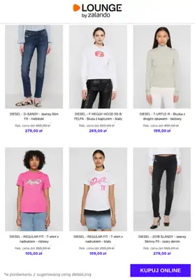 Lounge by Zalando - gazetka promocyjna Do -80% Diesel - Kobiety od czwartku 04.12 do niedzieli 07.12 - strona 6