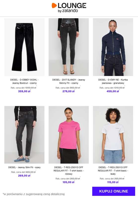 Lounge by Zalando - gazetka promocyjna Do -80% Diesel - Kobiety od czwartku 04.12 do niedzieli 07.12 - strona 11