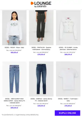 Lounge by Zalando - gazetka promocyjna Do -80% Diesel - Kobiety od czwartku 04.12 do niedzieli 07.12 - strona 8