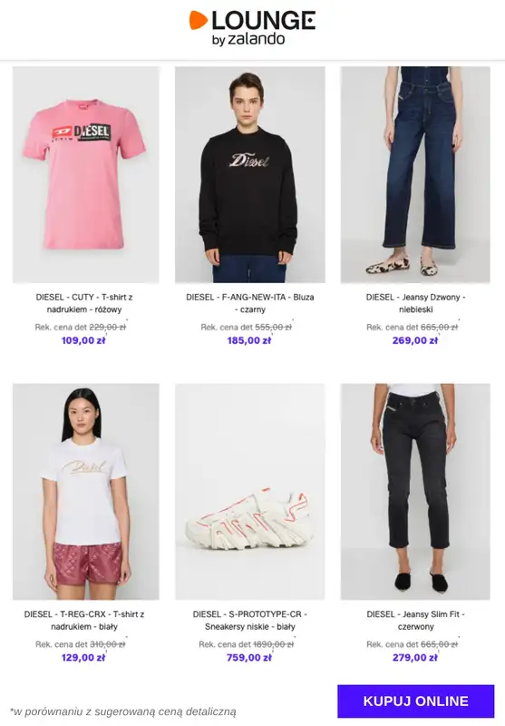 Lounge by Zalando - gazetka promocyjna Do -80% Diesel - Kobiety od czwartku 04.12 do niedzieli 07.12 - strona 10