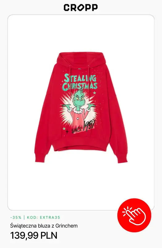 Cropp - gazetka promocyjna GRINCH - nowa licencjonowana kolekcja od czwartku 04.12  - strona 7