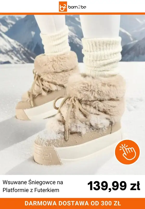 Born2be - gazetka promocyjna Śniegowce już od 49,99 zł od czwartku 04.12 do poniedziałku 15.12 - strona 7