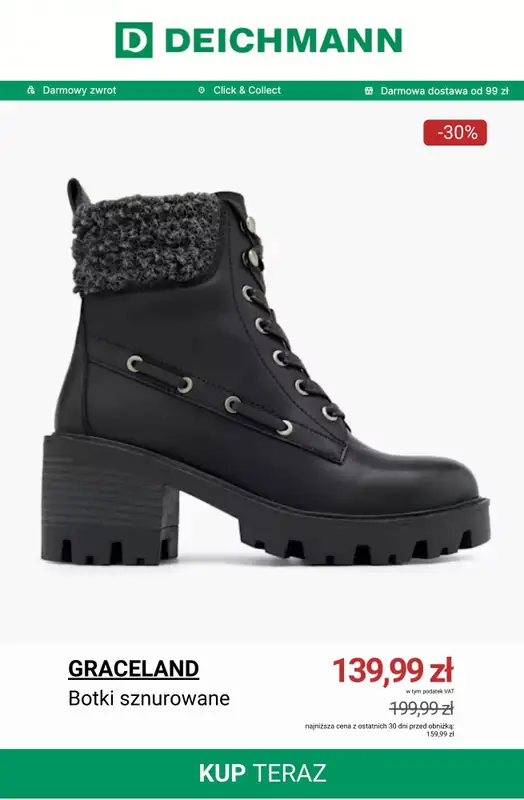 Deichmann - gazetka promocyjna Nowości - tylko online od czwartku 04.12  - strona 3