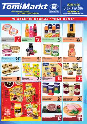 Tomi Markt - gazetka promocyjna Gazetka od piątku 05.12 do czwartku 18.12