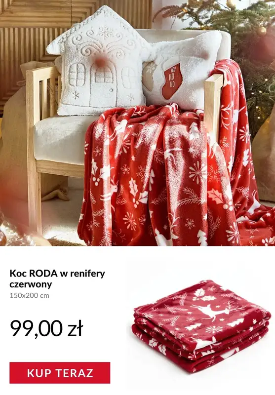 Homla - gazetka promocyjna Magia świątecznych tekstyliów od piątku 05.12  - strona 10