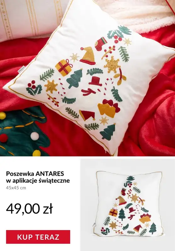 Homla - gazetka promocyjna Magia świątecznych tekstyliów od piątku 05.12  - strona 8