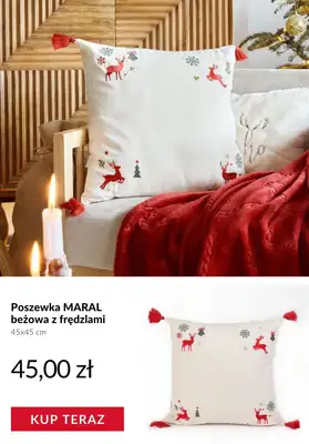 Homla - gazetka promocyjna Magia świątecznych tekstyliów od piątku 05.12  - strona 9