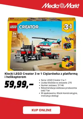 Media Markt - gazetka promocyjna Zestawy LEGO - pomysł na prezent od czwartku 04.12 do wtorku 16.12 - strona 7