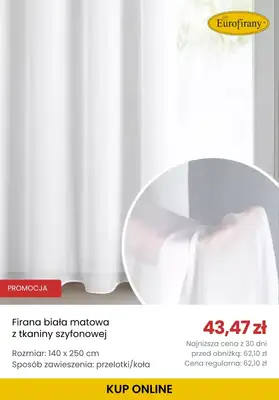 Eurofirany - gazetka promocyjna Do -50% na firany od czwartku 04.12 do poniedziałku 08.12 - strona 7