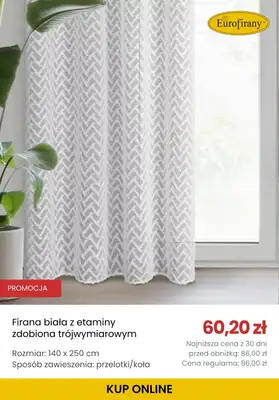 Eurofirany - gazetka promocyjna Do -50% na firany od czwartku 04.12 do poniedziałku 08.12 - strona 10