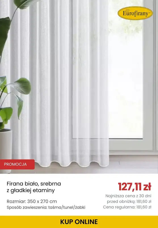 Eurofirany - gazetka promocyjna Do -50% na firany od czwartku 04.12 do poniedziałku 08.12 - strona 4