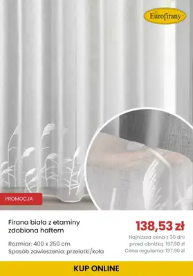 Eurofirany - gazetka promocyjna Do -50% na firany od czwartku 04.12 do poniedziałku 08.12 - strona 6