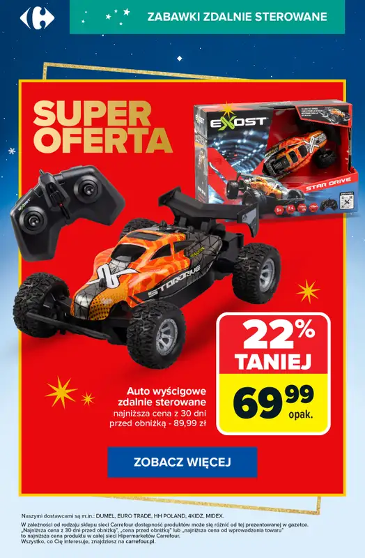 Carrefour - gazetka promocyjna SUPER promocje na zabawki dla chłopców od piątku 05.12 do czwartku 11.12 - strona 10