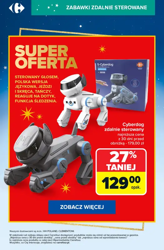 Carrefour - gazetka promocyjna SUPER promocje na zabawki dla chłopców od piątku 05.12 do czwartku 11.12 - strona 8
