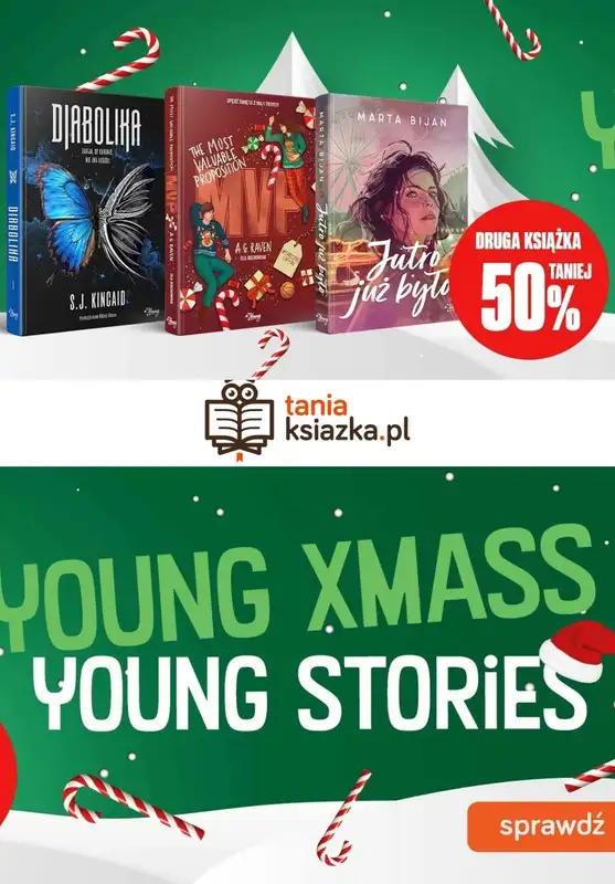 Prezenty - gazetka promocyjna Tania książka | Romans pod choinkę - dwie książki za 50 zł od czwartku 04.12 do czwartku 18.12 - strona 10
